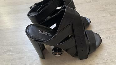 Женская обувь: Босоножки, 35.5, 36, Michael Kors, Б/у, цвет - Черный, Самовывоз — 2