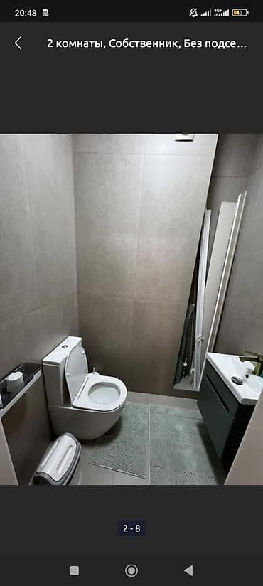 квартиры в г балыкчы: 2 комнаты, Душевая кабина, Постельное белье, Кондиционер — 6