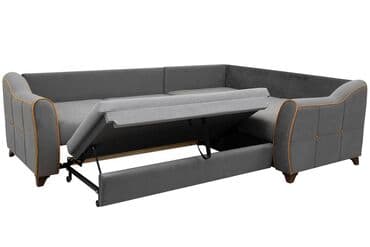 бу мебель для спальни: Диван угловой раскладной Френсис, ТД259 Темно-серый, Нижегородмебель и — 5