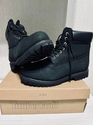 сапоги зимние женские натуральная кожа натуральный мех распродажа: Мужские ботинки, 44, Timberland, Новый, цвет - Черный, Самовывоз, Платная доставка — 3