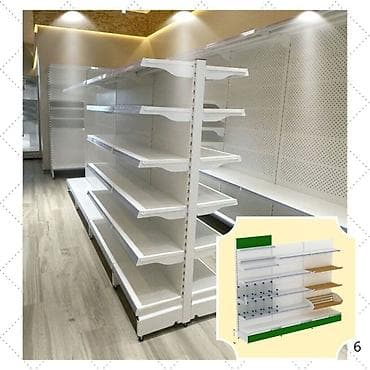 Бизнес үчүн жабдуулар: Стеллаж железный металлический стеллаж сборный, торговые стеллажи — 4