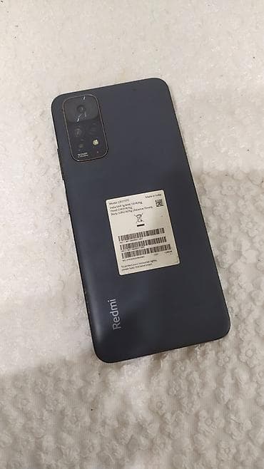 xiaomi 11x: Redmi, Redmi Note 11, Б/у, 128 ГБ, цвет - Черный, 2 SIM — 3