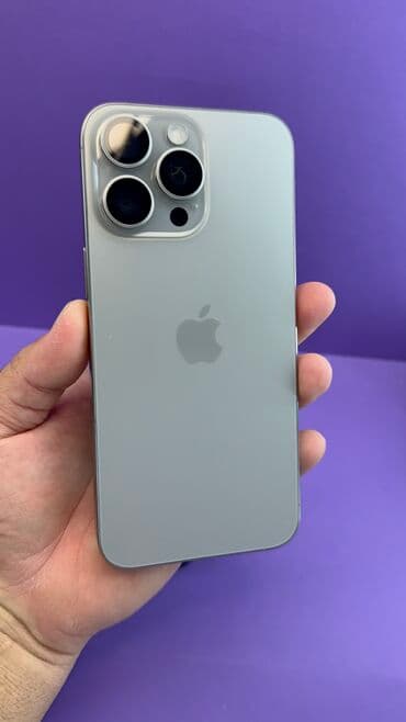 купить айфон 15 про макс бишкек: IPhone 15 Pro Max, Колдонулган, 512 ГБ, 90 % — 5