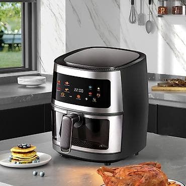 Техника жана электроника: Аэрогриль (Air Fryer) с электронным управлением и программами — 9