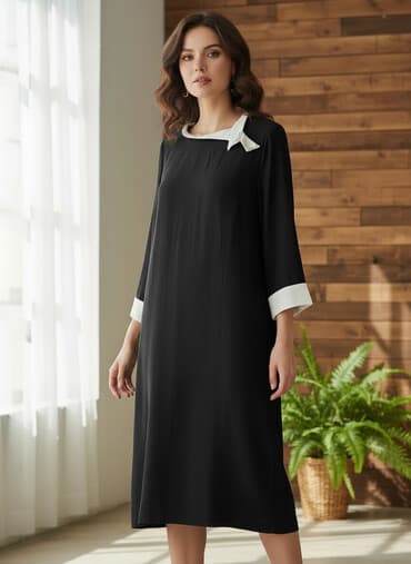 платье с пайетками большого размера: Вечернее платье, Классическое, Короткая модель, Вискоза, С рукавами, Камни, 6XL — 1