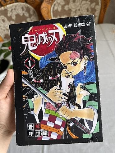 comics: Манга «Клинок, рассекающий демонов» (Kimetsu no Yaiba), том 1 — 1
