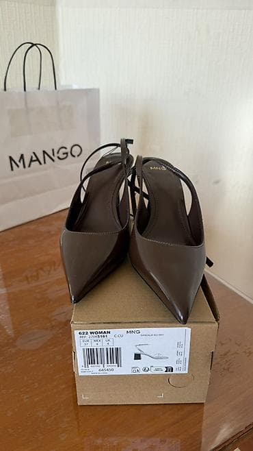 steve madden: Туфли, 37, Mango, Б/у, цвет - Коричневый, Самовывоз — 1