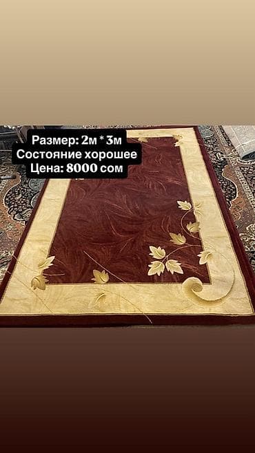 Төшөктөр: Килем 500 * 300 — 2