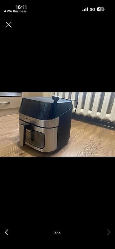 Аэрогриль (фритюрница без масла) ORGLASS с двумя независимыми