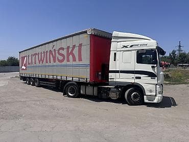 daf: Тягач, DAF, 2009 г., Шторный — 2