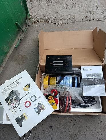 Лебёдка T-max ATW 6000 . Трос синтетический. Новая,не использовалась