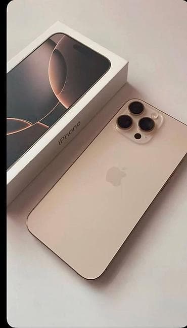 ssd 256: IPhone 16 Pro Max, Б/у, 256 ГБ, Золотой, Коробка, 92 % — 1