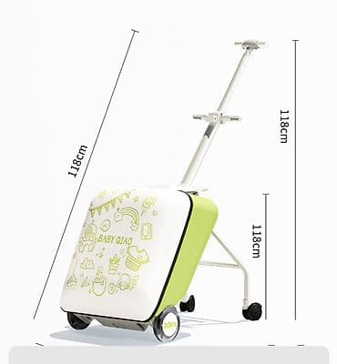 Балдардын кийим-кечелери жана бут кийимдери: Детский чемодан-каталка 2-в-1 - Чемодан для ручной клади со — 9