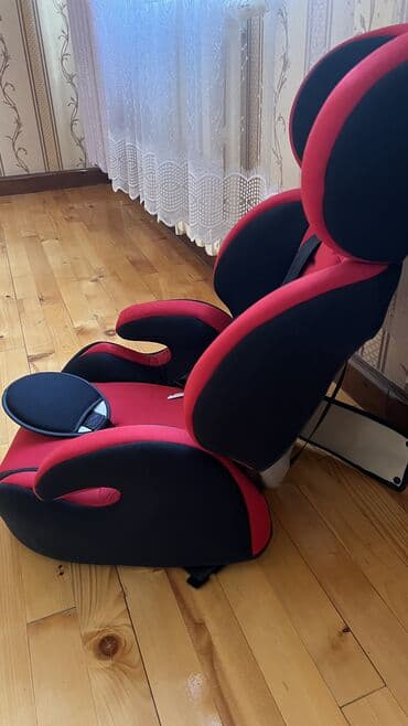 прогулочные коляски для зимы: Автокресло, цвет - Красный, Б/у — 2