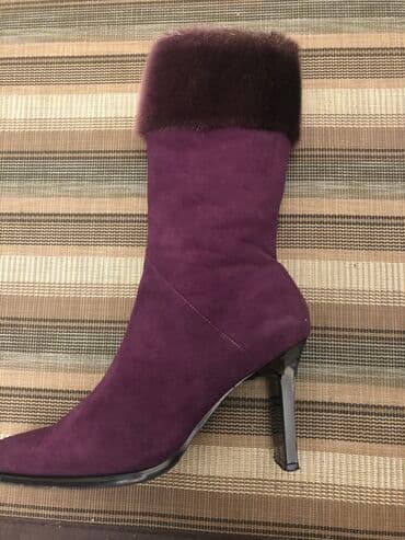 сапоги зимние женские натуральная кожа натуральный мех распродажа: Зимние сапоги с натуральным мехом, в отличном состоянии, 36 размер — 1