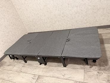 раскладной кровать: Раскладушка, Новый, С матрасом — 2