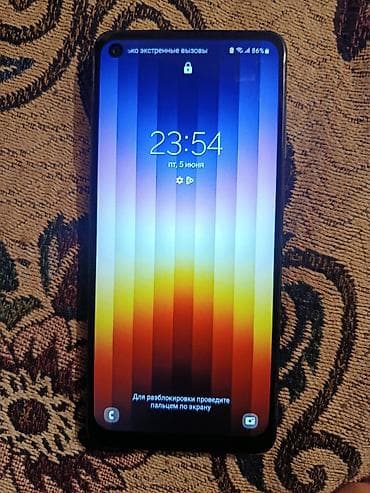 Samsung Galaxy A21S, Б/у, 32 ГБ, цвет - Синий, 2 SIM