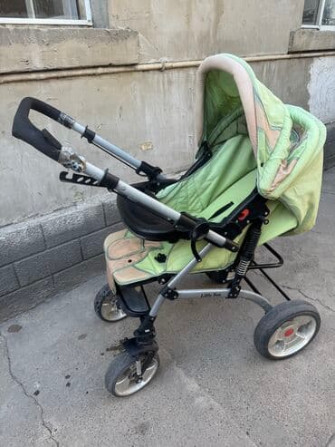коляска детская цена бишкек: Коляска, цвет - Голубой, Б/у — 5