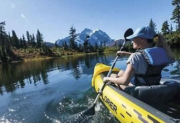 Аңчылык жана балык уулоо: Надувная байдарка Intex 68307 Explorer K2 Kayak Купить в Бишкеке — 6