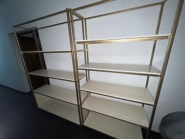 габариты: Стеллажи металлические с полками из ЛДСП - Конструкция: модульные — 5