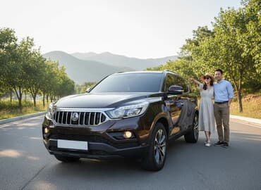 срочно продаю в связи с переездом: Ssangyong Rexton: 2019 г., 2.2 л, Автомат, Дизель, Пикап — 1