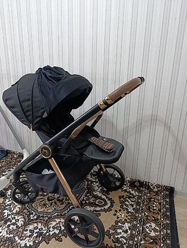 колеса на коляску: Коляска, цвет - Черный — 4