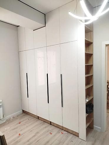 письменный стол с полками: Тумба на заказ, Другой тип, Бесплатная доставка, Дизайн, проект, Установка, сборка, Гарантия — 6