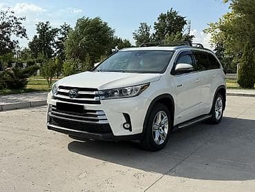 Toyota Highlander: 2019 г., 3.5 л, Вариатор, Гибрид, Кроссовер at lalafo.kg Toyota Highlander: 2019 г., 3.5 л, Вариатор, Гибрид, Кроссовер