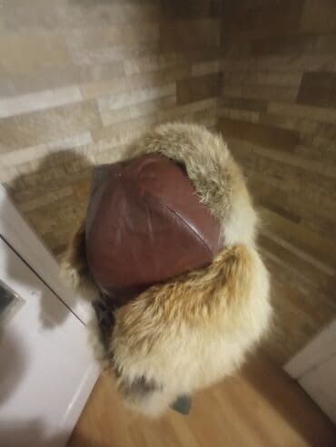 Баш кийимдер: Шапке, Кулак жапкан тумак, Табигый булгаары, Кыш, Помпон менен — 7