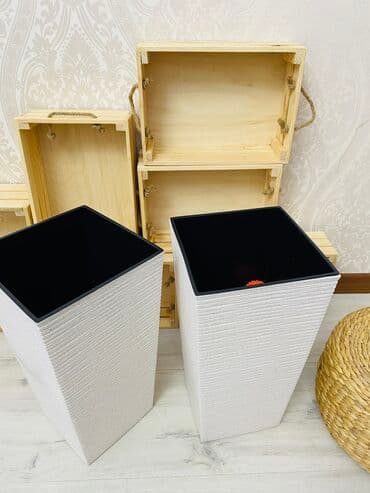 цветочница: Кашпо Цветочный горшок Производство:Польша Высота:47см Диаметр:25см — 3