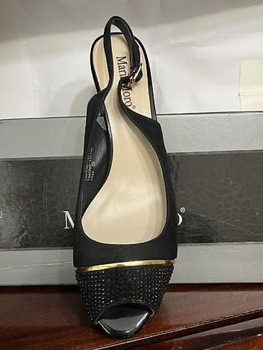 Босоножки, сандалии, шлепанцы: Босоножки, 39, Maria Moro, Новый, цвет - Черный, Самовывоз — 1