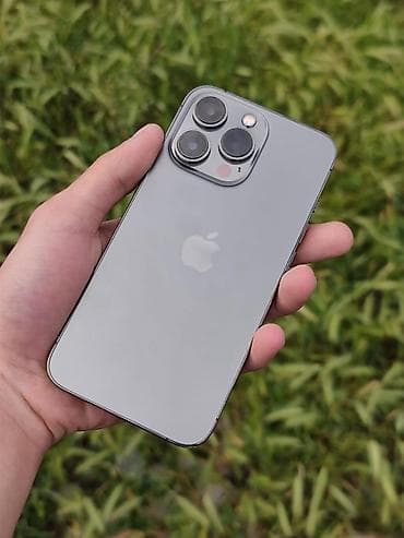 айфон13: IPhone 13 Pro, Б/у, 256 ГБ, Графит, Защитное стекло, 79 % — 2