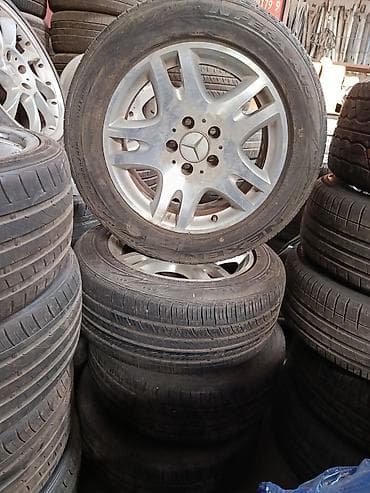 stop: Комплект колес на Mercedes: оригинальные литые диски + шины Nexen - — 2