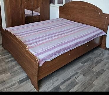сладкий сон постельное белье интернет магазин: Спальный гарнитур, Двуспальная кровать, МДФ, цвет - Коричневый — 1