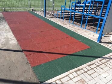 тенистый стол: Резиновые плитки сделано в KG. размеры 500 мм х 500 мм толщина 16 мм — 6