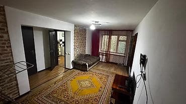 flat osh: 2 комнаты, 44 м², Хрущевка, 1 этаж, Косметический ремонт — 3