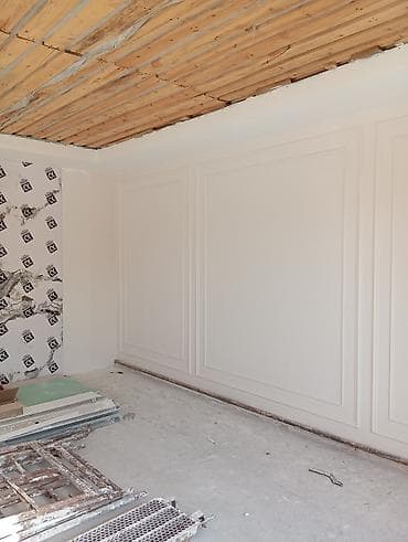Напольные работы: Штукатурка стен, Шпаклевка стен, Шпаклевка потолков | Акриловая вода эмульсия Больше 6 лет опыта — 5