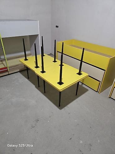 Офис эмереги: Балдар үчүн отургуч, Жаңы, Жыгач, түсү - Сары, Акысыз жеткирүү — 2