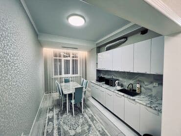 бишкек квартира сутки: 2 комнаты, Душевая кабина, Постельное белье, Кондиционер — 6