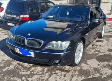 набор ключей для машины: BMW 7 Series (E65/E66), черный седан бизнес‑класса. Кузов и внешний — 6