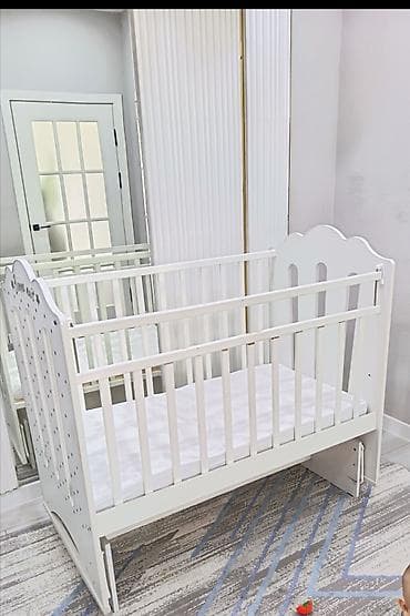 купить детский матрас: Детская кроватка «Bonne nuit», белая - Классическая прямоугольная — 3