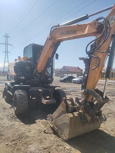 цилиндр экскаватор: Экскаватор, Hyundai, Колесный — 4