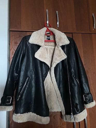 кожаные куртки зима мужские: Дубленка, Авиатор, M — 2