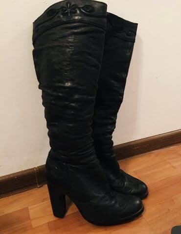 обувь для охоты: Сапоги, 36.5, ALS, Б/у, цвет - Черный, Самовывоз — 1