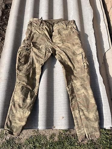 синяя рубашка: Мужские лыжные штаны, Все размеры, Без утеплителя, Внутренние и внешние карманы — 1