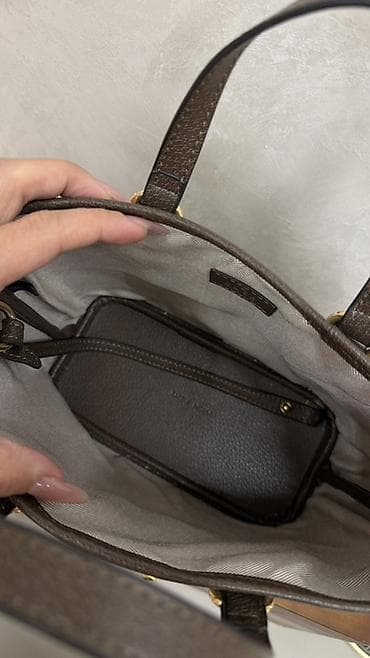 gucci: Классическая сумка, Gucci, Материал: Комбинированный материал, Жёсткая конструкция, Женские — 3