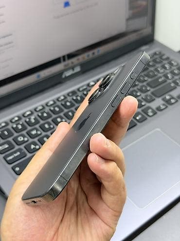 iphone 13 pro max osh: IPhone 15 Pro, Б/у, 128 ГБ, Black Titanium, Защитное стекло, Чехол, 87 % — 7