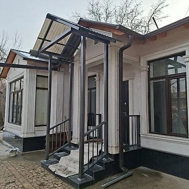 заклад: Навес, Односкатный, Металл, Поликарбонат, Установка — 1