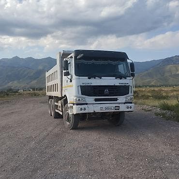 рама хова: Самосвал HOWO Sinotruk 6x4 с прицепом - Конфигурация: тягач-самосвал — 4