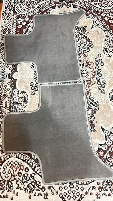 e star: Родные Ворсовые Полики Для салона BMW, цвет - Серый, Б/у — 2